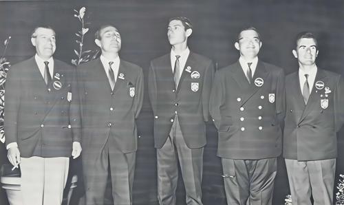 Manuel de Brito e Cunha, Fernando P. Coelho, Jorge J. de Figueiredo, Daniel B. Lane, Dr. Manuel Leao